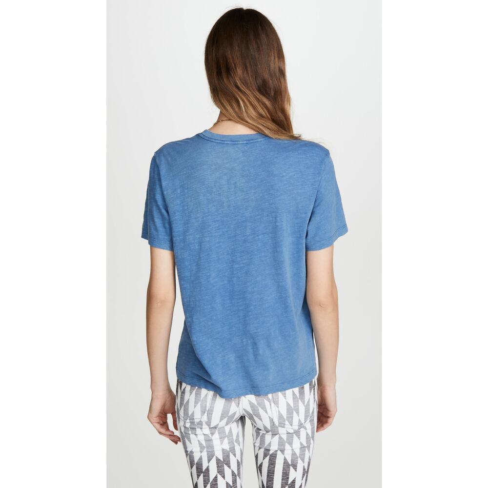 Isabel Marant Etoile Pewela Tee Shirt Top - M - Blue - Picture 2 of 6